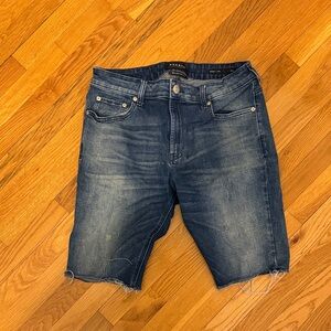 PacSun Blue Distressed Jean Shorts